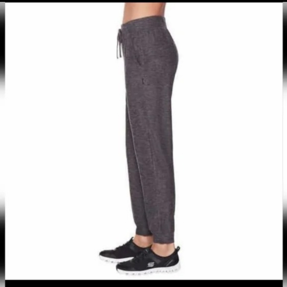 Skechers Ladies Go-Walk Jogger NEW L Brushed Soft Pockets Stretchy